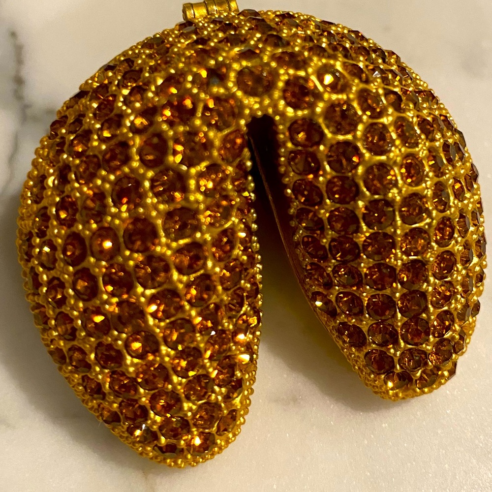 Topaz Crystal Fortune Cookie
